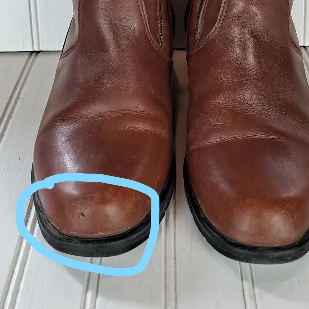 Blondo Canadian Leather Side Zip Boots Sz 7